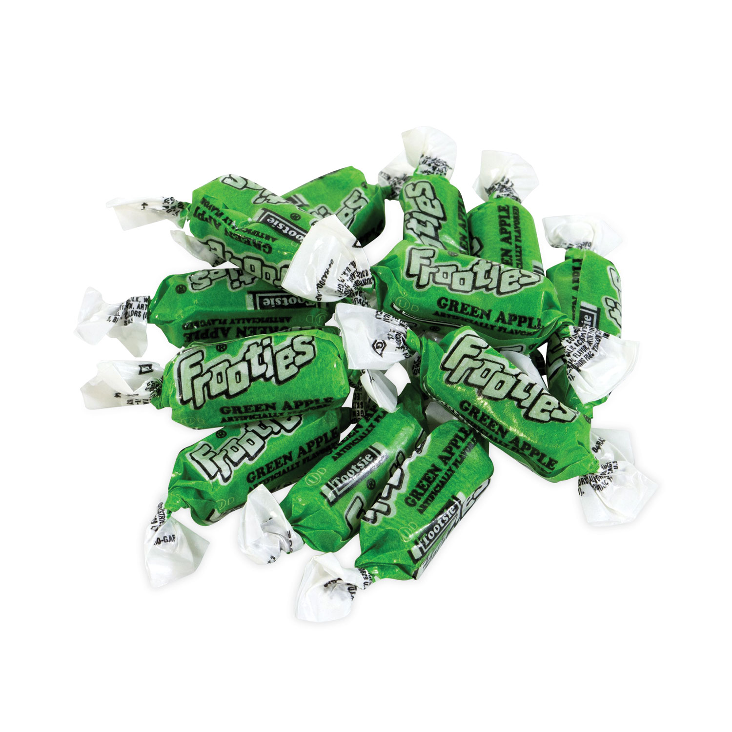 Tootsie Roll Frooties, Green Apple, 38.8 oz Bag, 360 Pieces/Bag