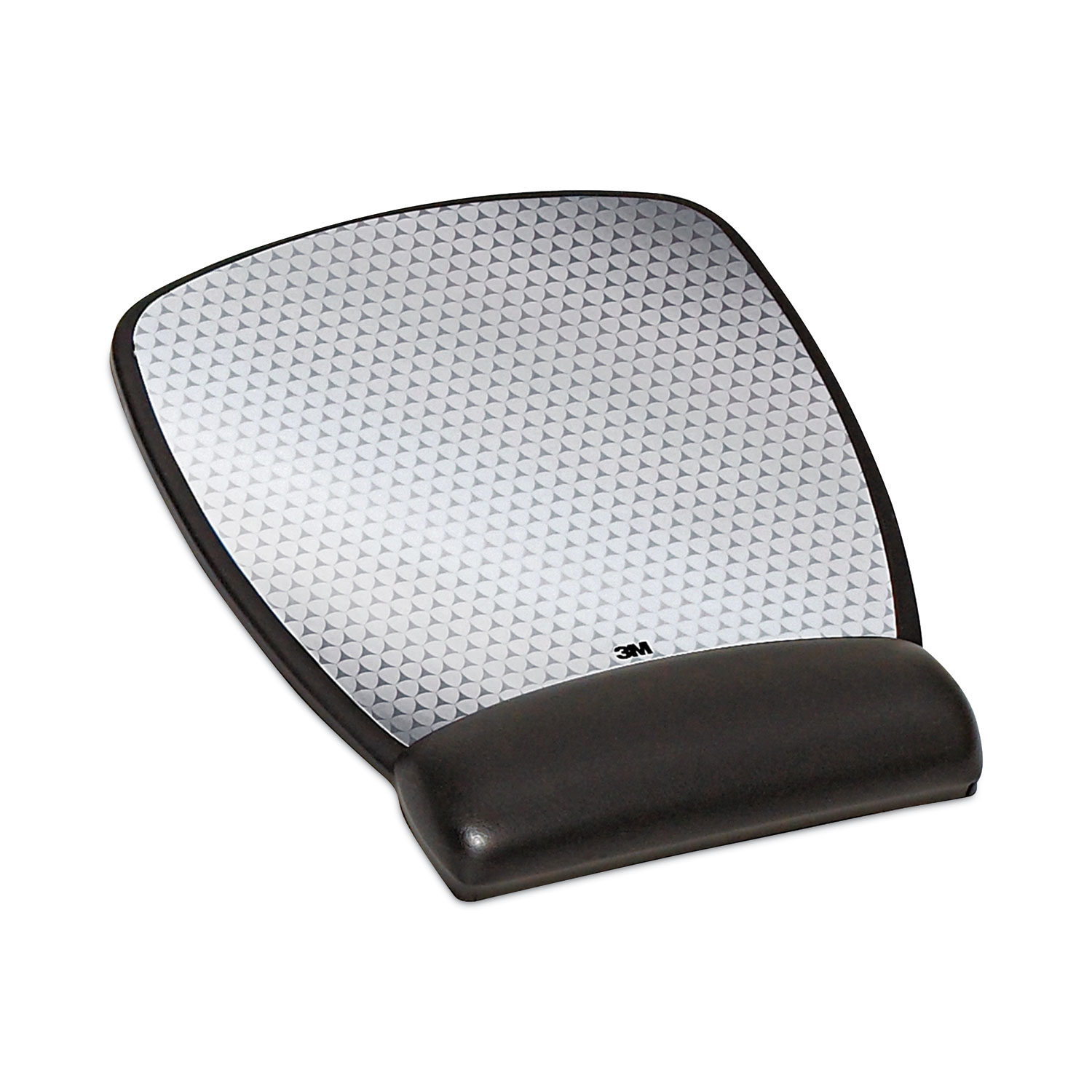 3M Gel Wrist Rest, Black Leatherette, 25 Inch Length, Antimicrobial Product Protection (WR340LE - View #4