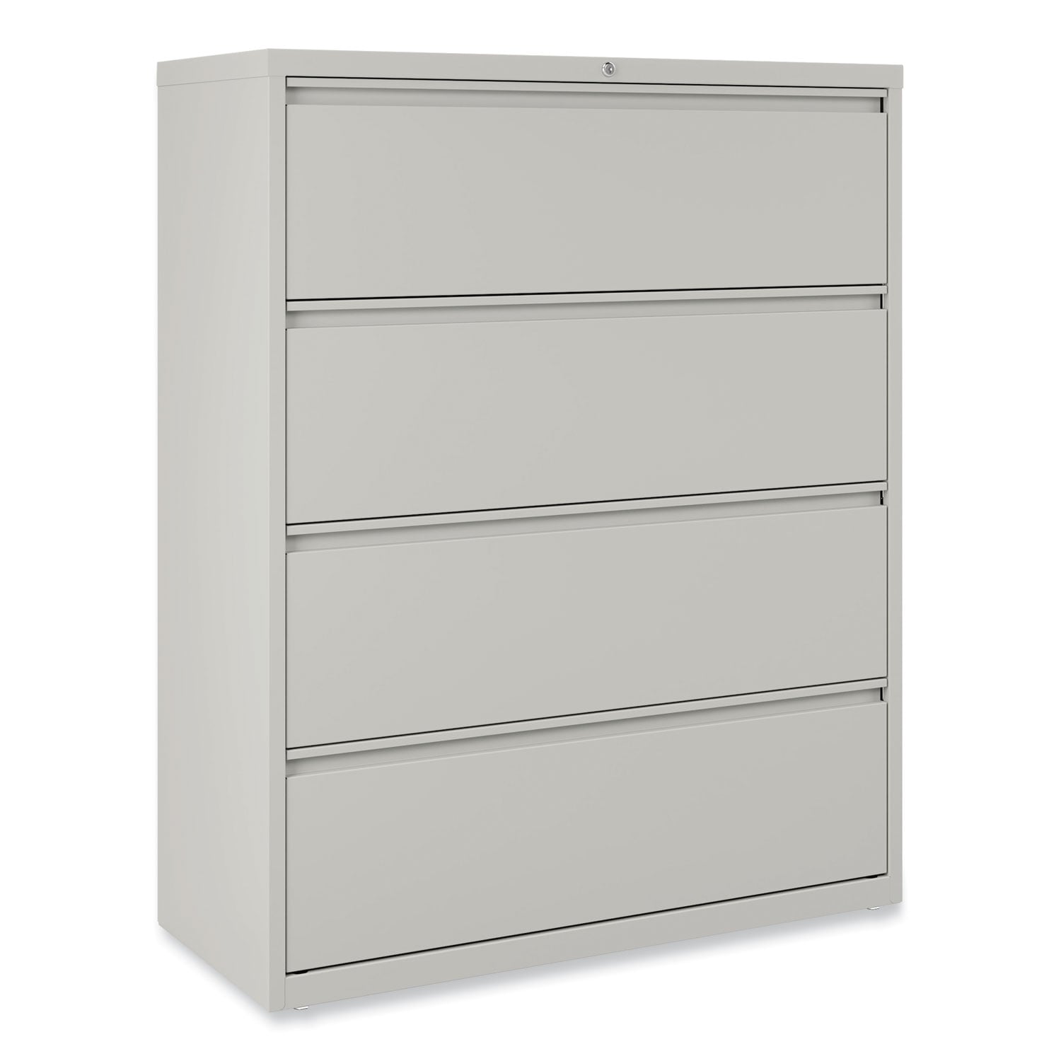 Alera Lateral File, 4 Legal/Letter-Size File Drawers, Light Gray, 42\, image size:1500x1500