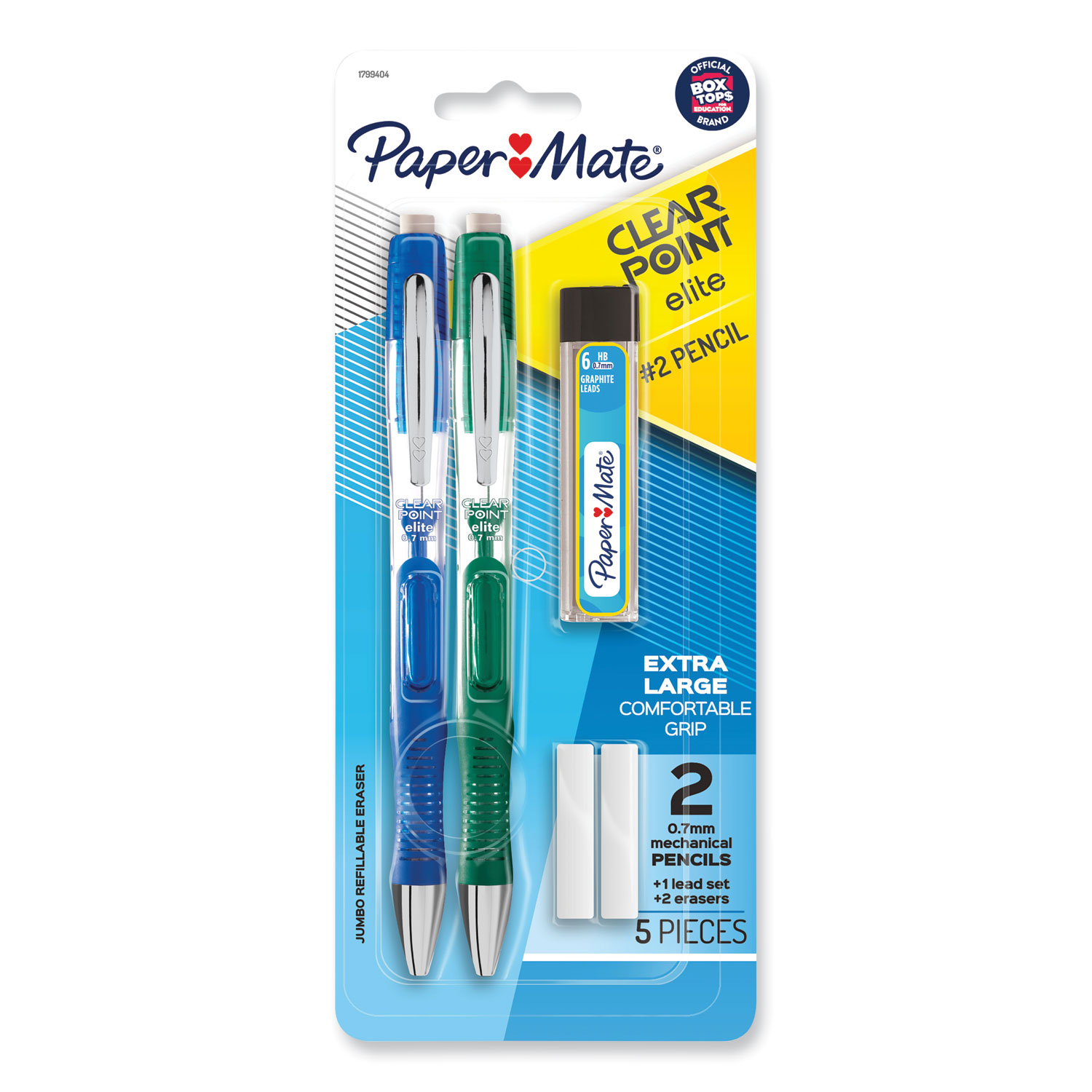 Paper Mate Clearpoint Elite Mechanical Pencils, mm, HB (#2
