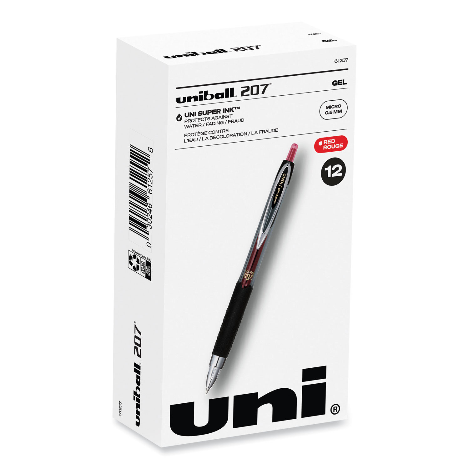 Mm Uniball Pens 207 Uni-Ball New Jetstream Extra Fine Ultra Micro