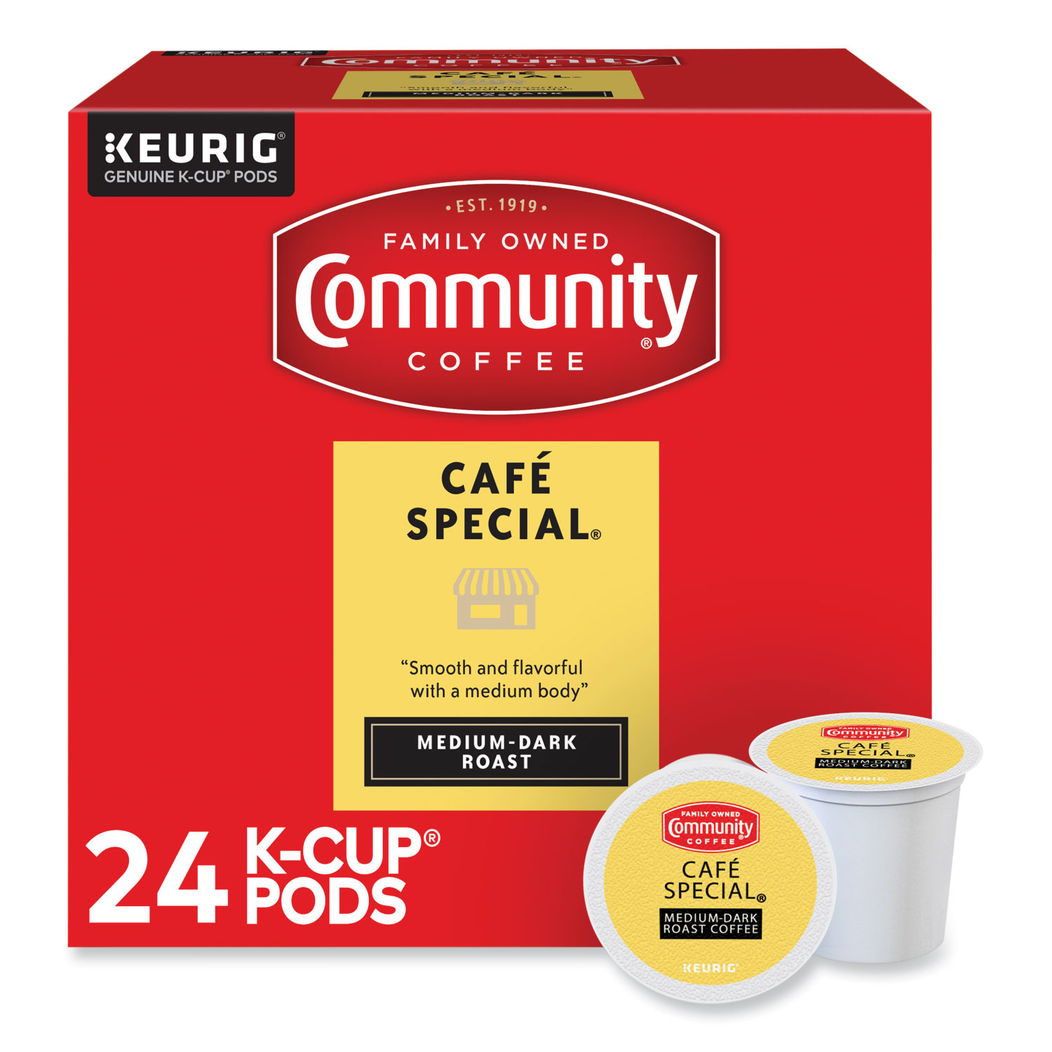 Community Coffee Cafe Special K-Cup, 24/Box (6405CC)