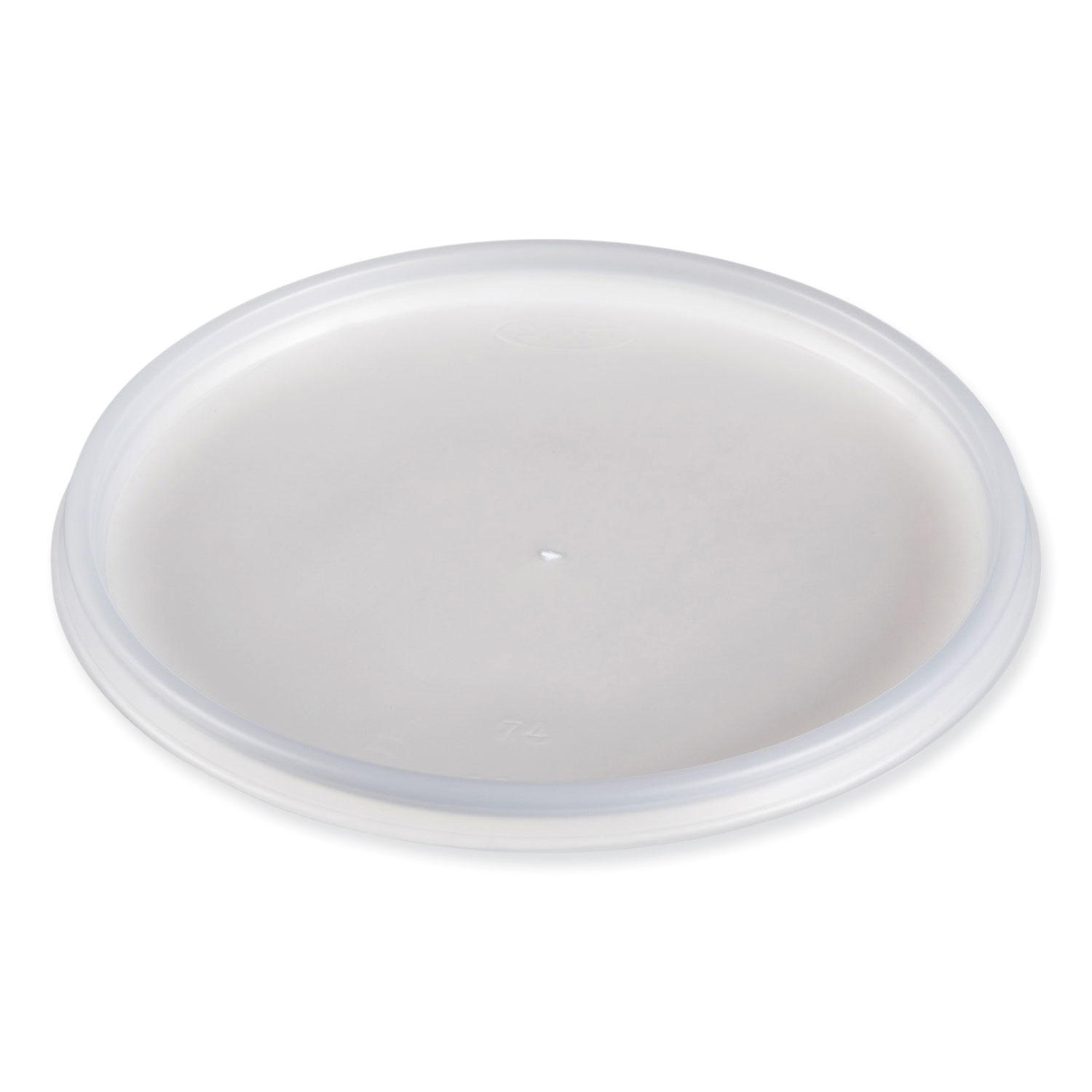 Dart Plastic Lids for Foam Cups, Bowls and Containers, Vented, Fits 1260 oz, Translucent, 100
