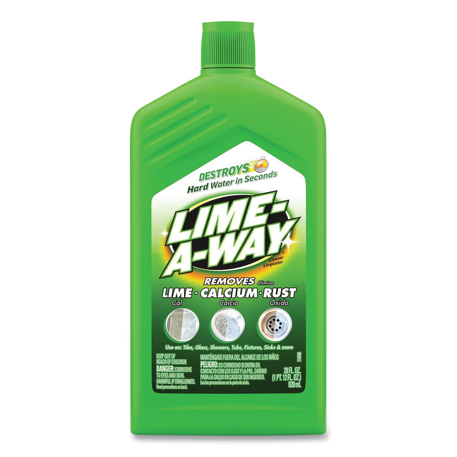 LIME-A-WAY Lime, Calcium and Rust Remover, 28 oz Bottle (87000) |  OfficeCrave.com