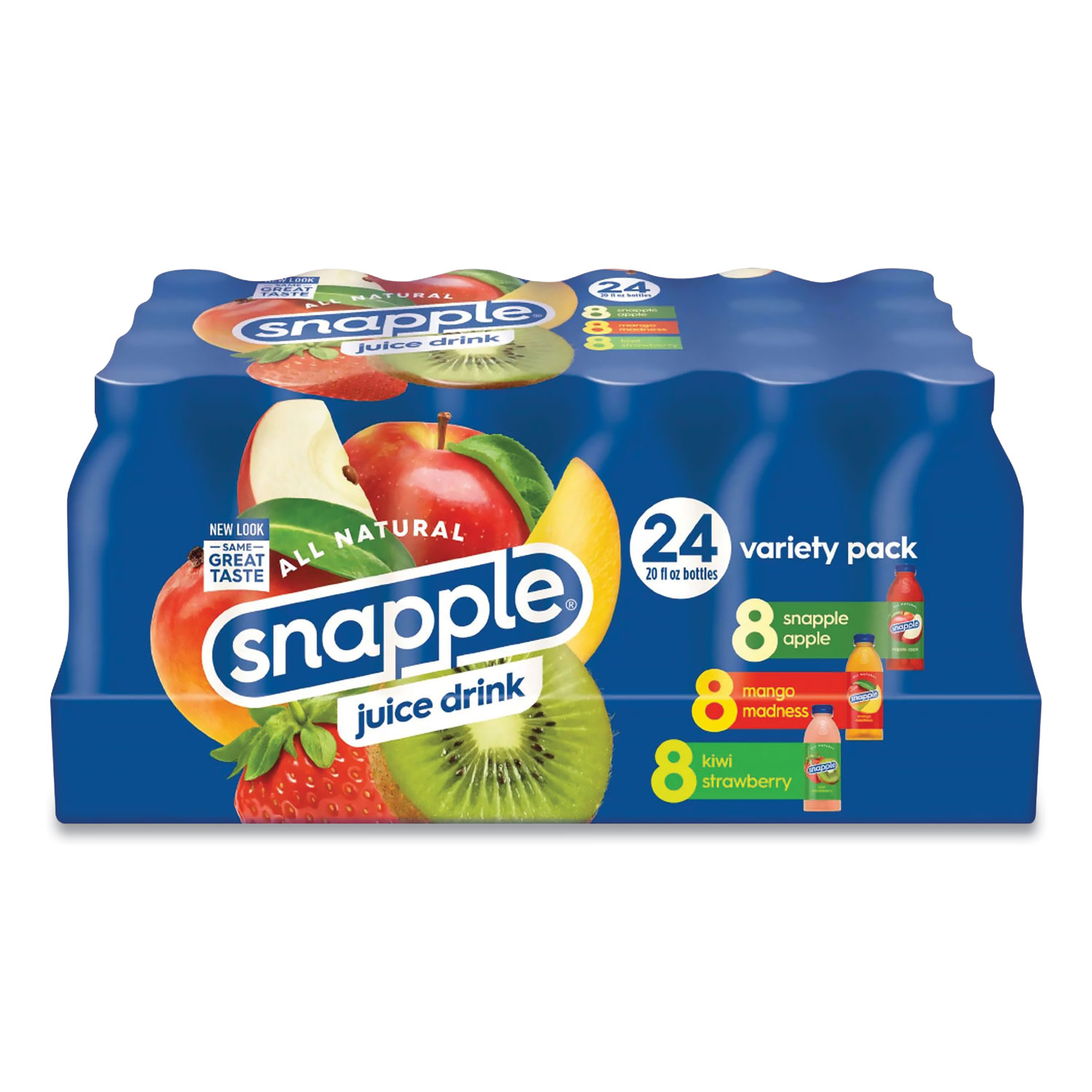 Snapple All Natural Juice Drink, Fruit Punch, Kiwi Strawberry