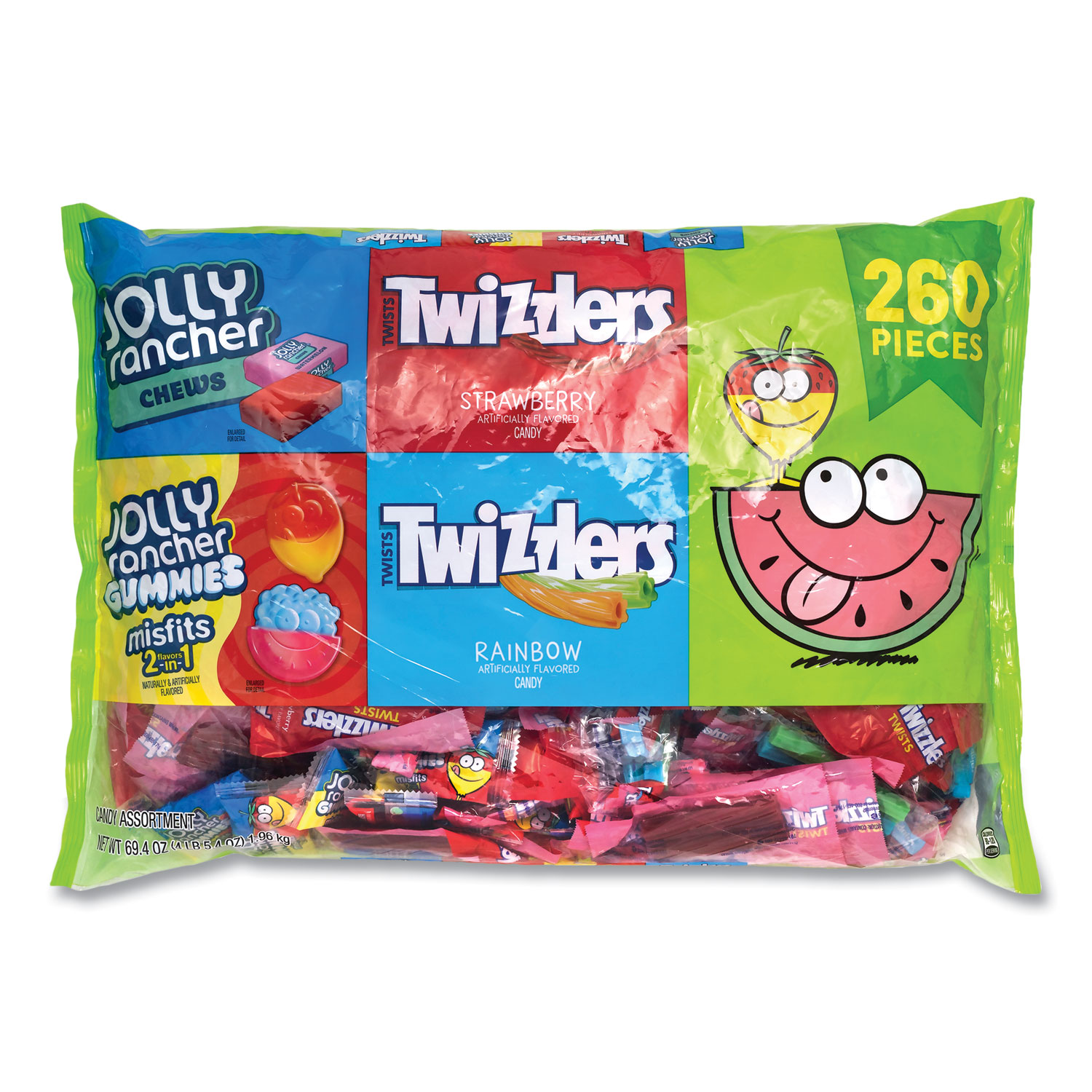 National Brand Twizzlers and Jolly Rancher Sweets Assortment Bulk
