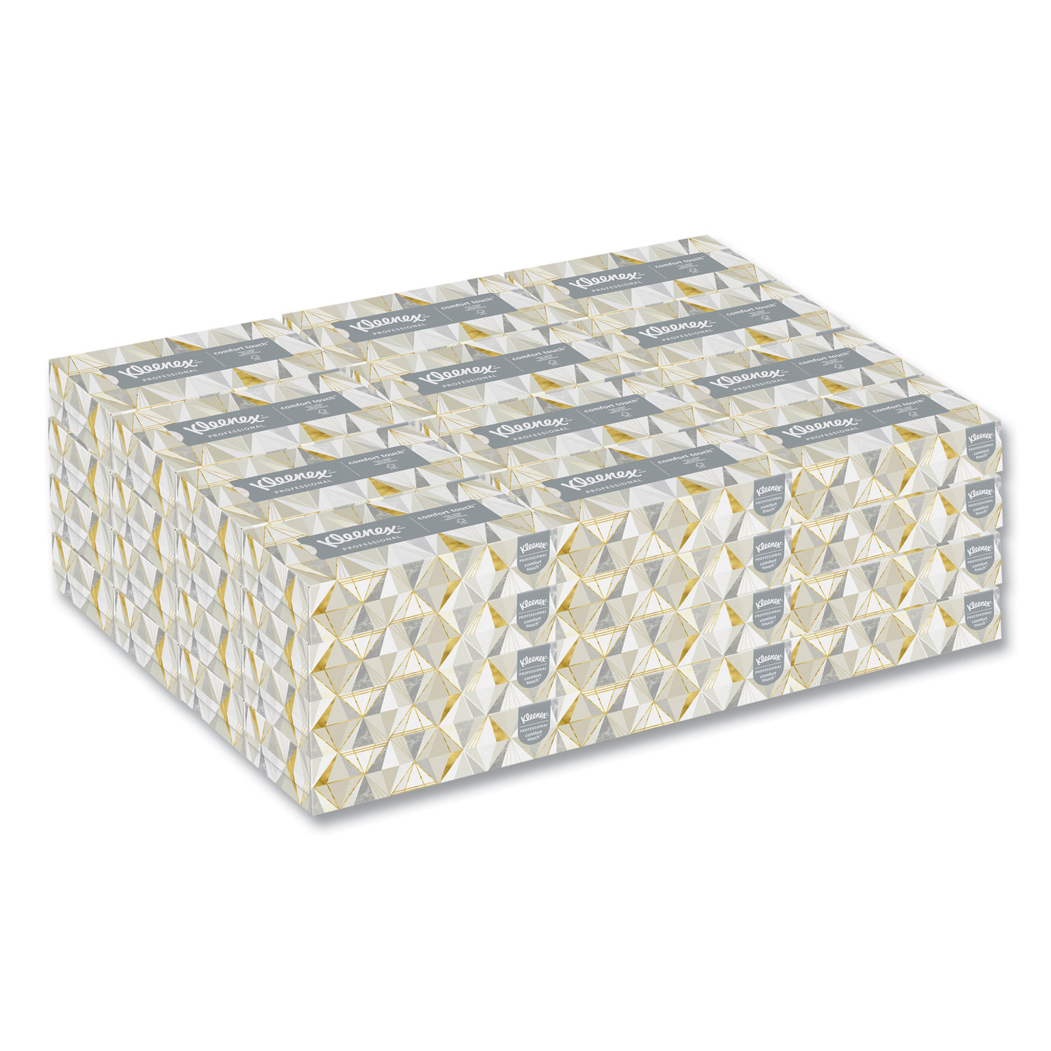 Kleenex White Facial Tissue for Business, 2-Ply, White, Pop