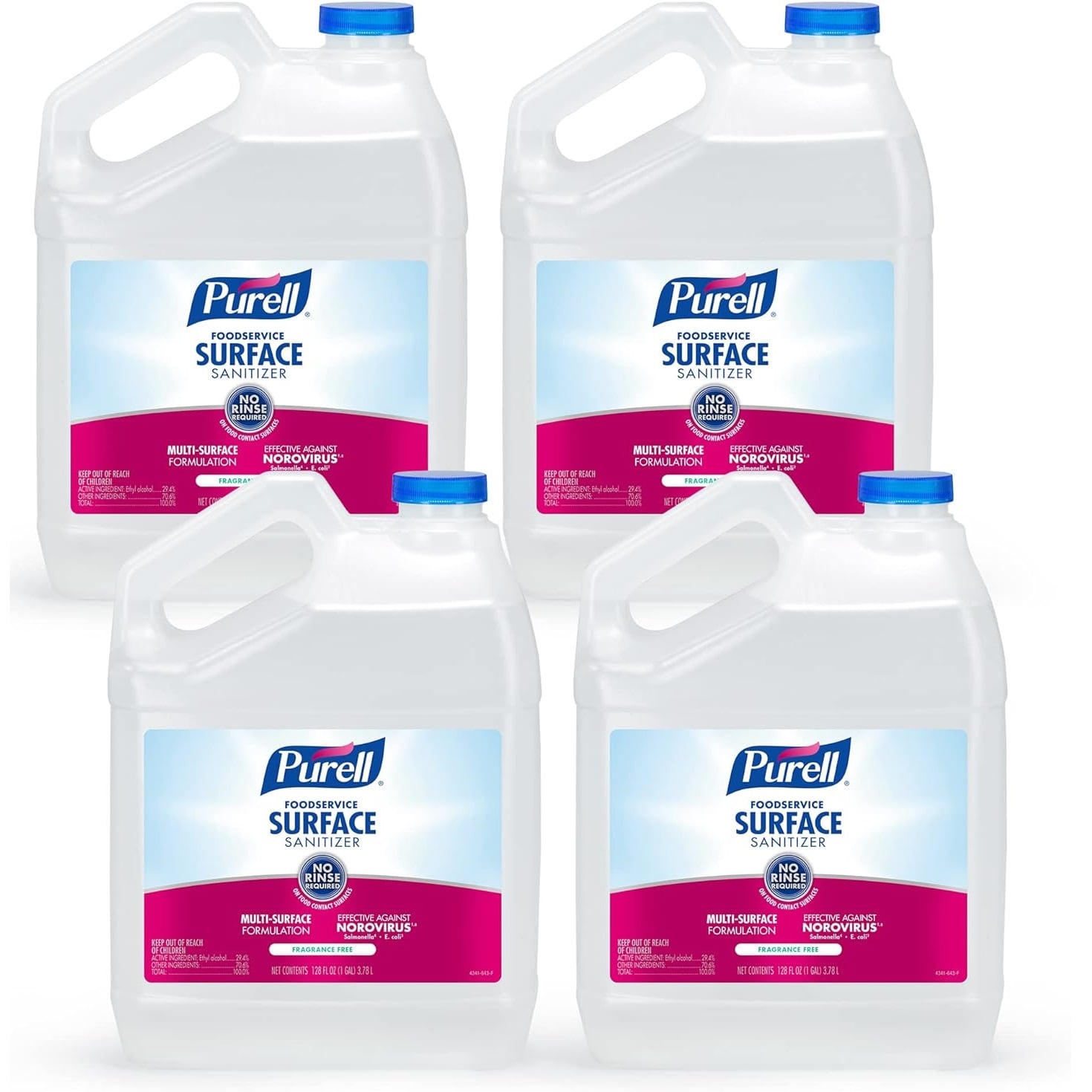PURELL Foodservice Surface Sanitizer, Fragrance Free, 1 gal Bottle